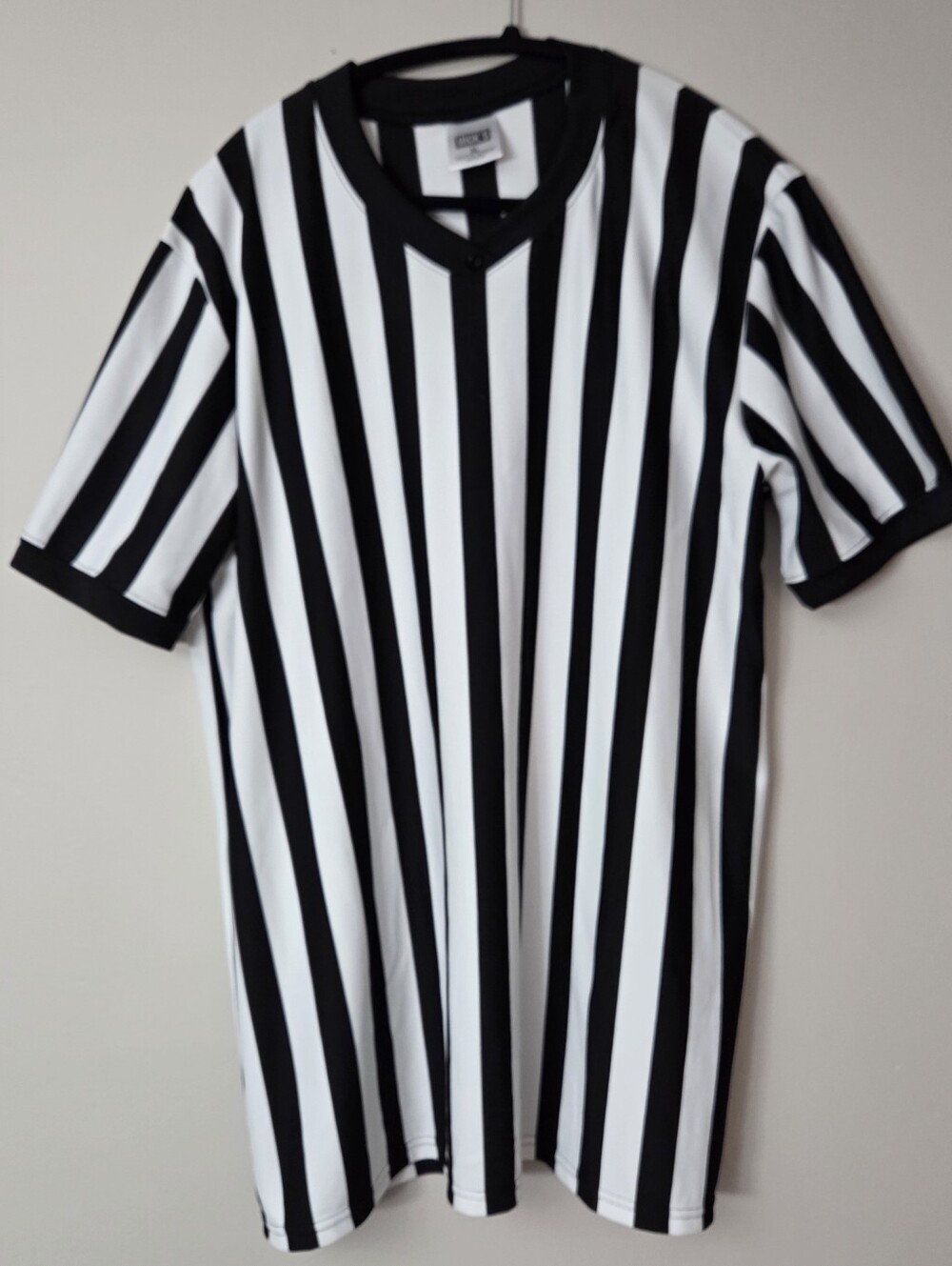 Three DICK'S Referree Jerseys Size XL Long Black And White Stripes NWOT